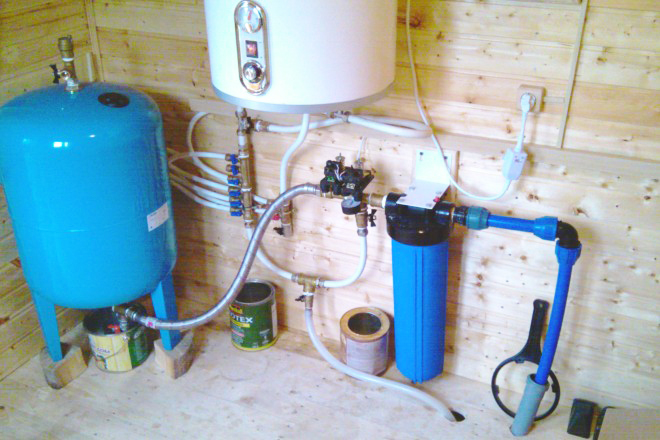 Монтаж водопровода на даче или в частном доме. НПО КВО